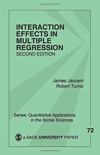 Interaction Effects in Multiple Regression