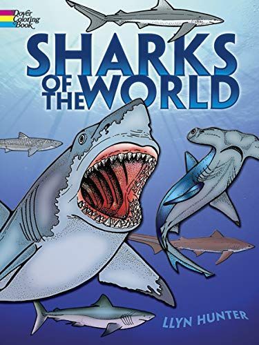 Sharks of the World Coloring Book