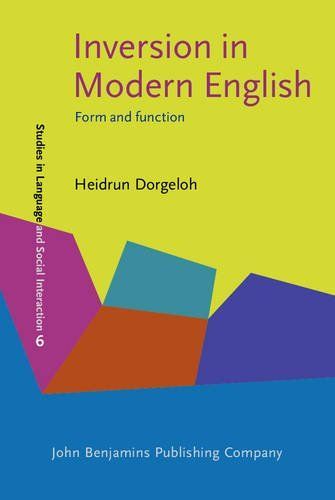 Inversion in Modern English