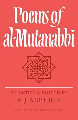 Poems of Al-Mutanabbî