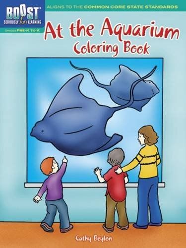 At the Aquarium Coloring Book