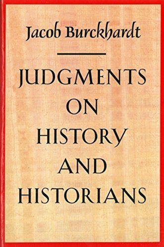 Judgments on History and Historians