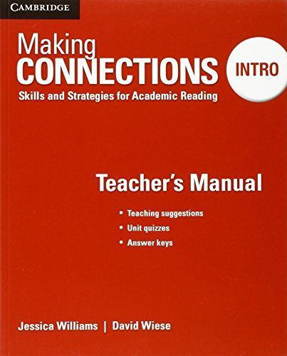 Making Connections Intro Teacher's Manual