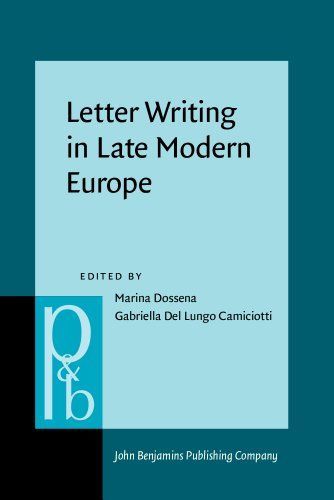 Letter Writing in Late Modern Europe