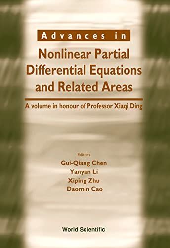 Advances in Nonlinear Partial Differential Equations and Related Areas