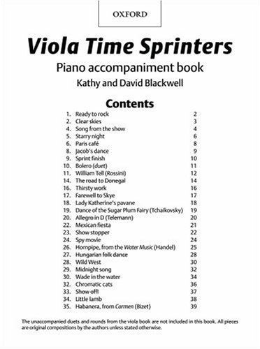 Viola Time Sprinters