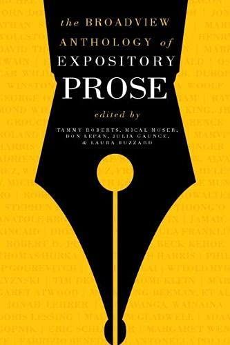 The Broadview Anthology of Expository Prose: Second Edition