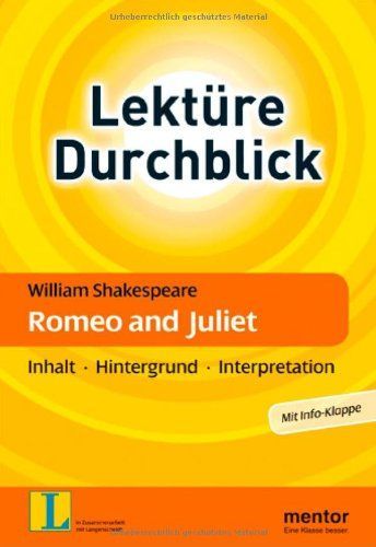 William Shakespeare, Romeo and Juliet