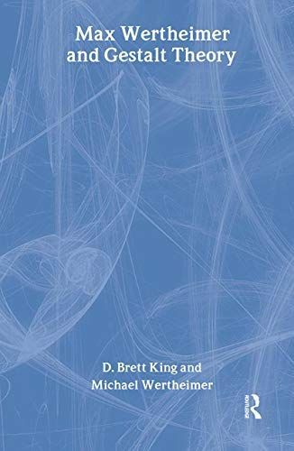 Max Wertheimer and Gestalt Theory