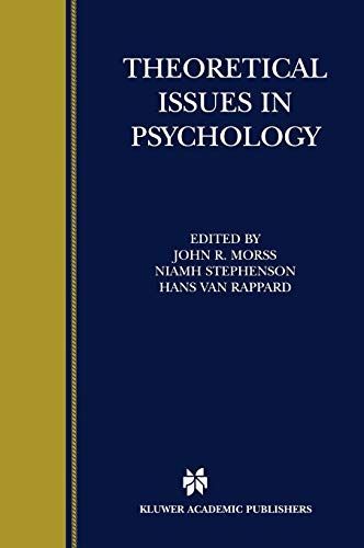 Theoretical Issues in Psychology