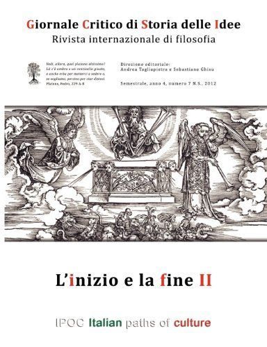 Giornale Critico Di Storia Delle Idee