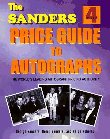 The Sanders Price Guide to Autographs