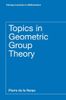 Topics in Geometric Group Theory