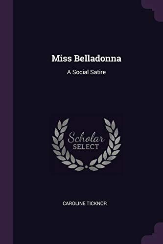 Miss Belladonna