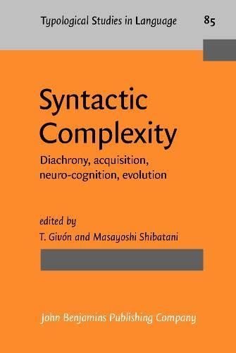 Syntactic Complexity