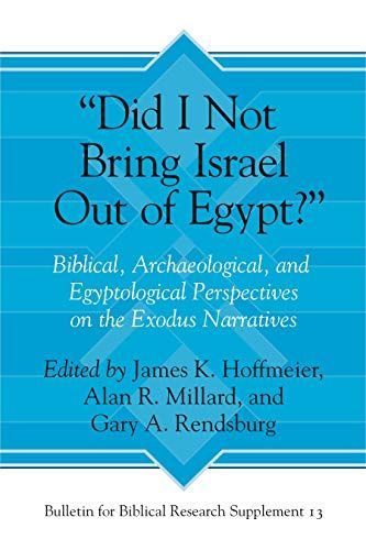 Did I Not Bring Israel Out of Egypt?