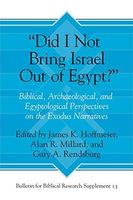 Did I Not Bring Israel Out of Egypt?