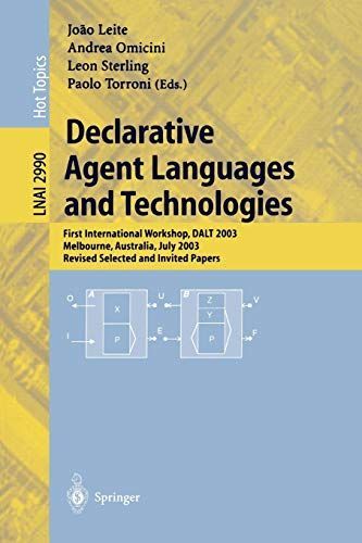 Declarative Agent Languages and Technologies