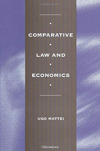 Comparative Law and Economics