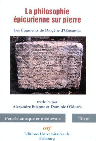 La philosophie épicurienne sur pierre
