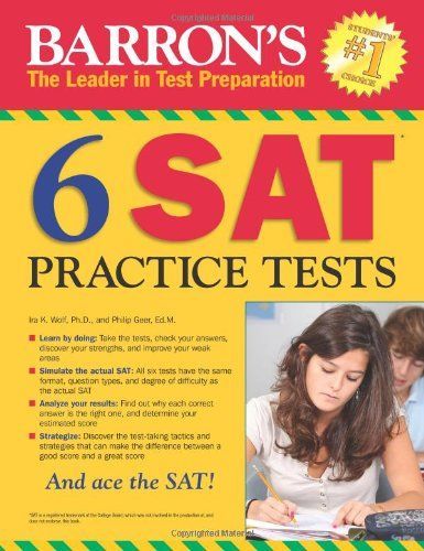 Barron's 6 SAT Practice Tests