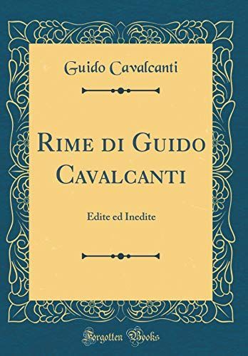 Rime di Guido Cavalcanti