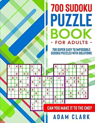 700 Sudoku Puzzles for Adults