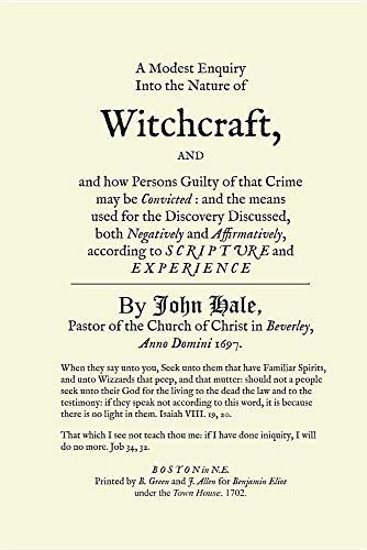 Modest Enquiry Into the Nature of Witchcraft