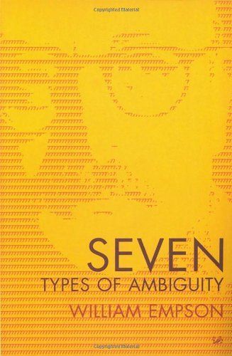 Seven Types of Ambiguity