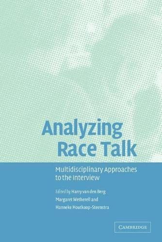 Analyzing Race Talk