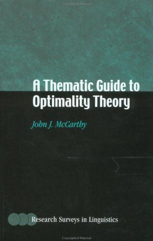 A Thematic Guide to Optimality Theory