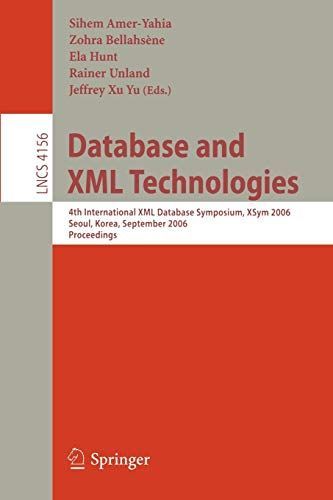 Database and XML Technologies