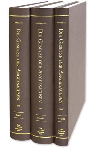 Die Gesetze der Angelsachsen