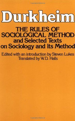 Rules of Sociological Method