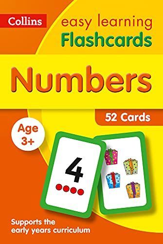 Numbers Flashcards: 52 Cards