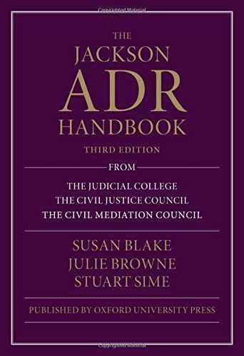 The Jackson ADR Handbook