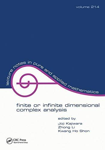 Finite or Infinite Dimensional Complex Analysis