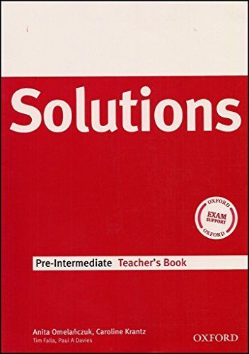 Solutions Pre-Intermediate: Teacher's Book