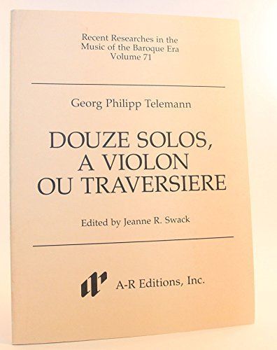 Douze solos, à violon ou traversière