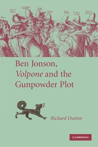 Ben Jonson, Volpone and the Gunpowder Plot