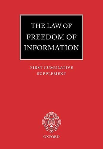 The Law of Freedom of Information