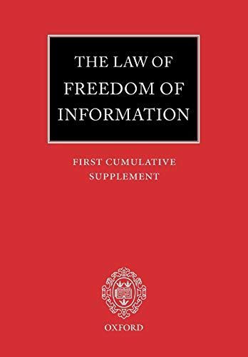 The Law of Freedom of Information