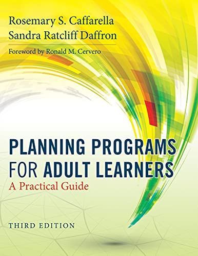 Planning programs for adult learners