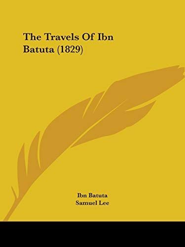 The Travels of Ibn Batuta (1829)