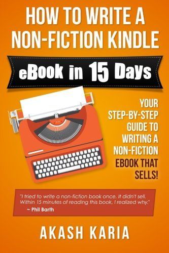 How to Write a Non-Fiction Kindle EBook in 15 Days