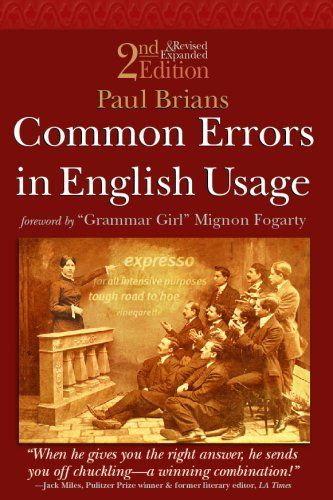 Common errors in English usage