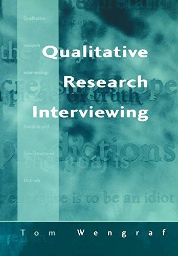 Qualitative Research Interviewing