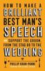 How To Make a Brilliant Best Man's Speech