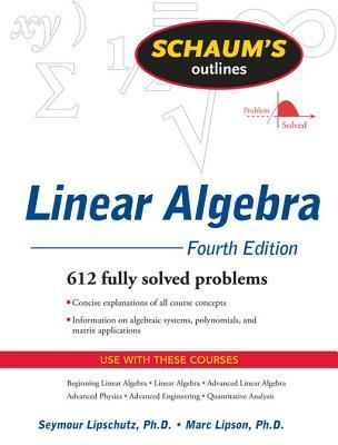 Schaum's Outline of Linear Algebra Fourth Edition