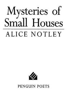 Mysteries of Small Houses